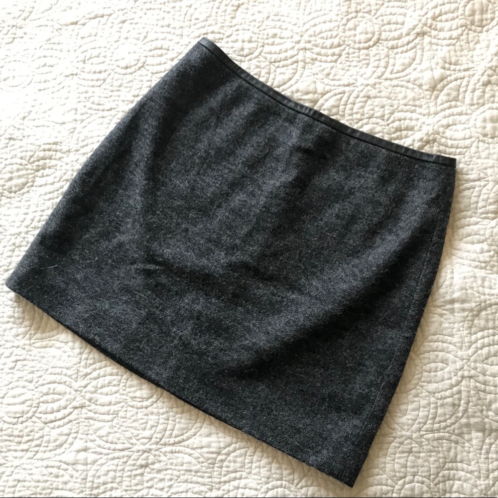 Madewell Wool Mini Skirt